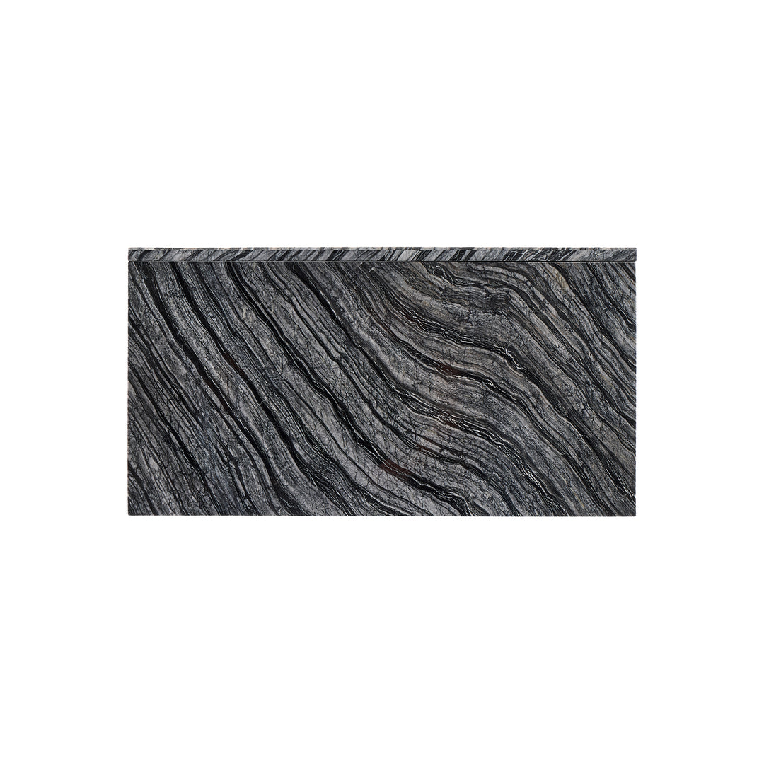 Linea Black Marble Nightstand