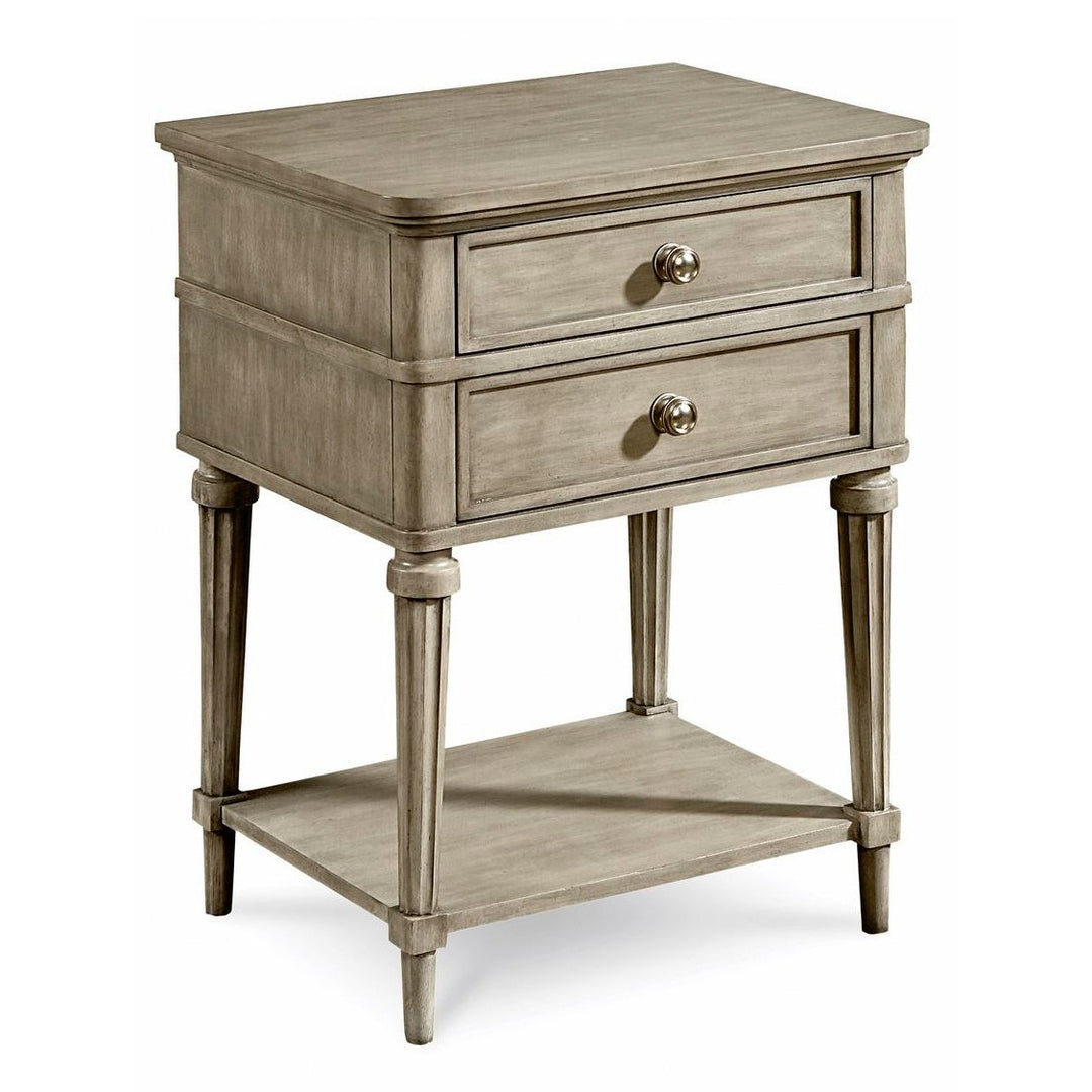 Morrissey Kirke Leg Nightstand Bezel - Silver