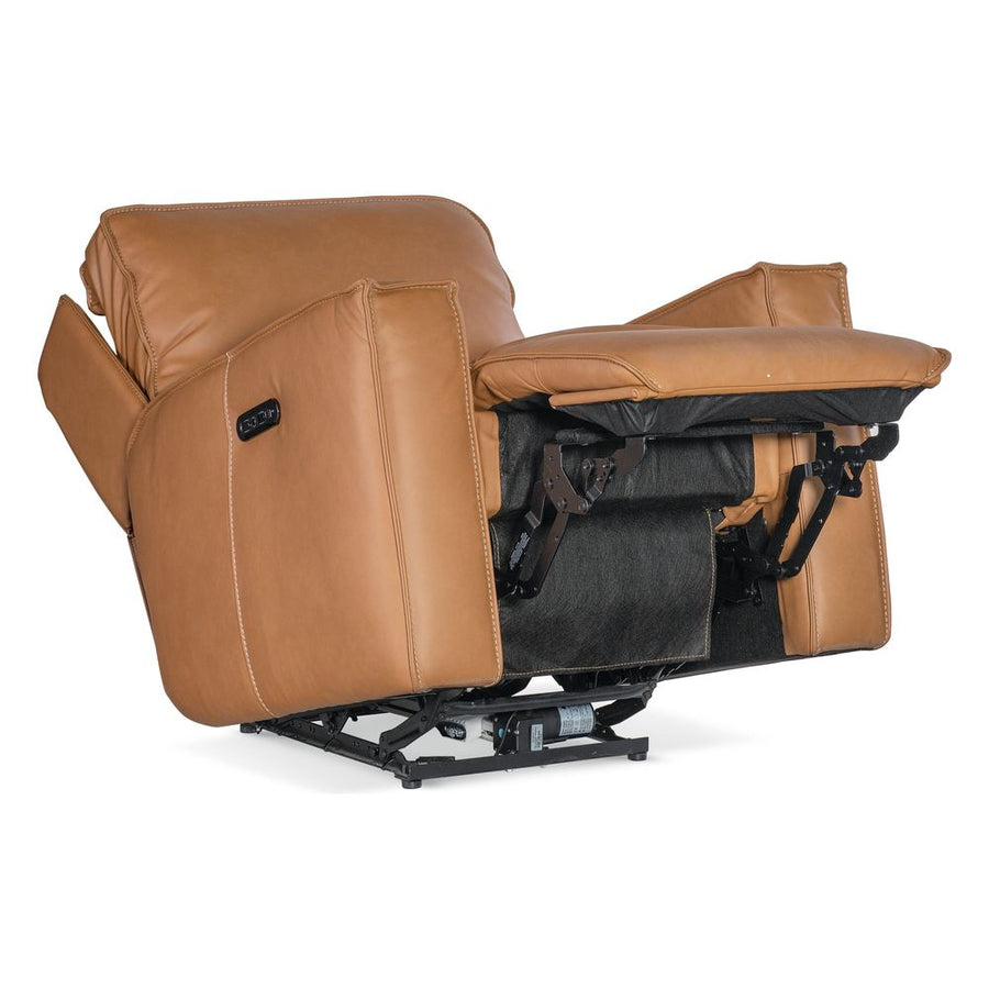 Lounge Chairs: Recliners Sutton Zero Gravity Power Recliner with Power Headrest - Brown
