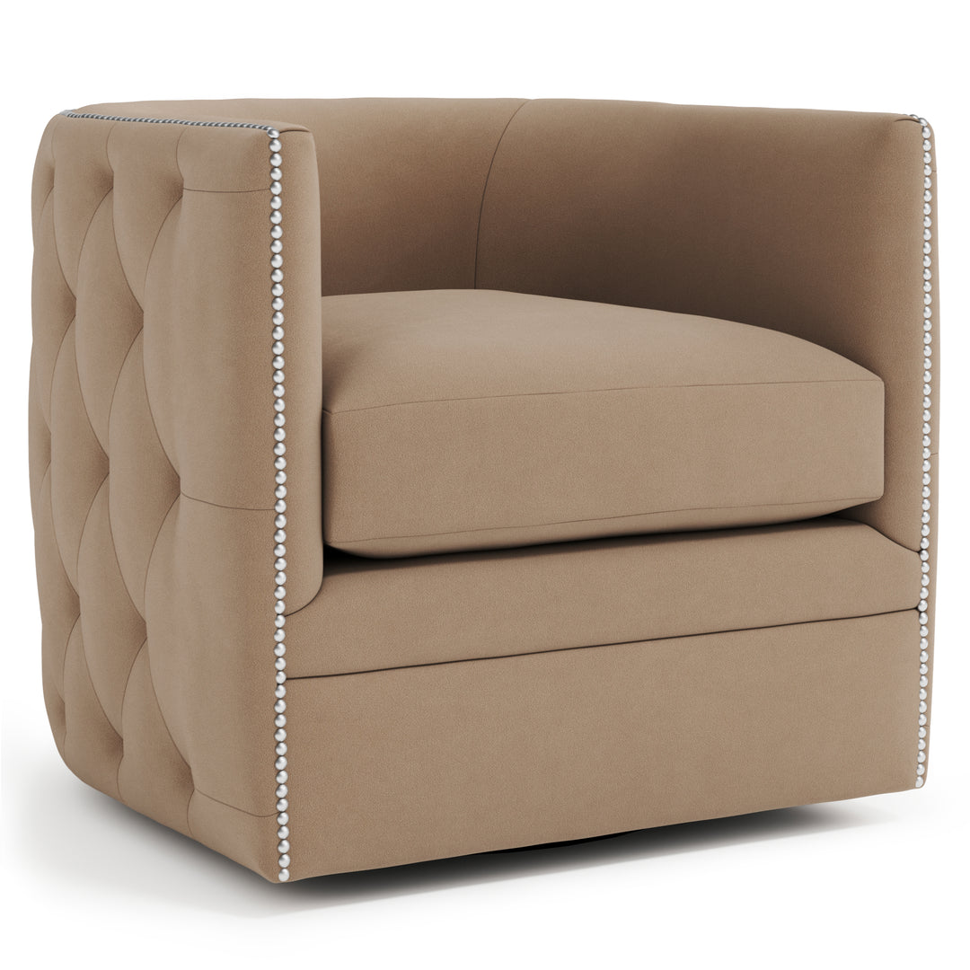 Palazzo Fabric Swivel Chair