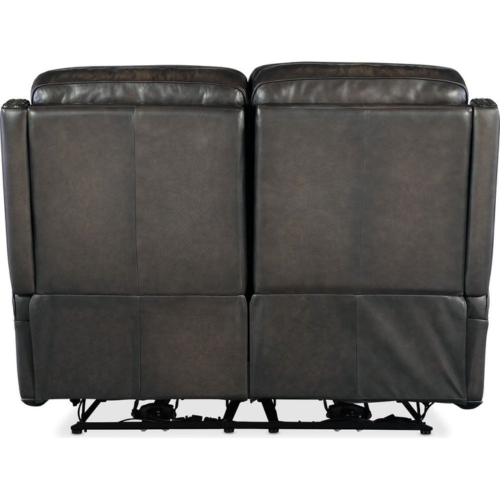 Hamilton Power Loveseat with Power Headrest - Grey