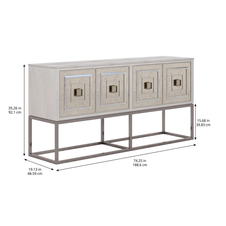 Mezzanine Accent/Media Console - Grey