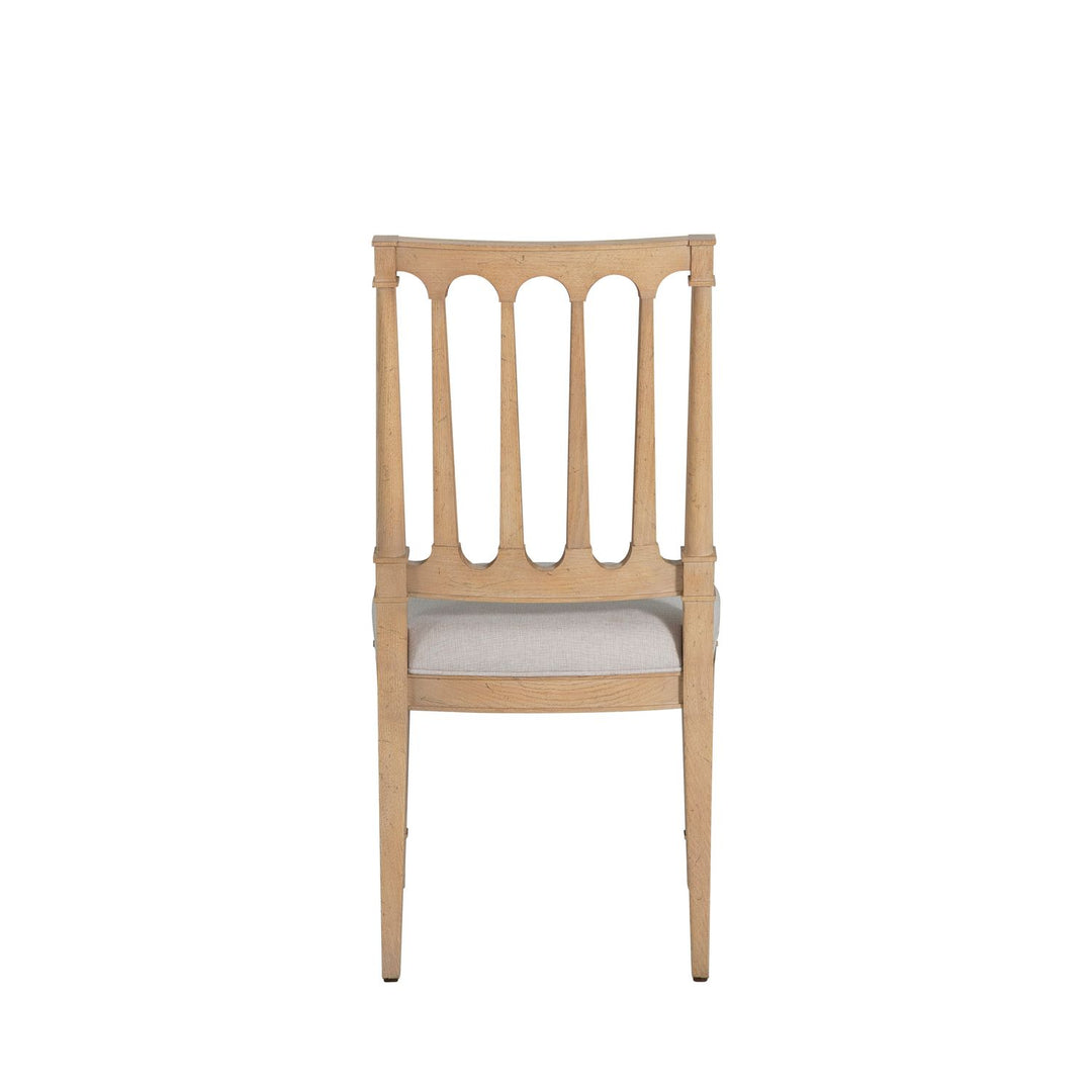 Mathis Wood Sculpted Back Dining Side Chair
