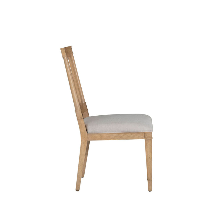 Mathis Wood Sculpted Back Dining Side Chair