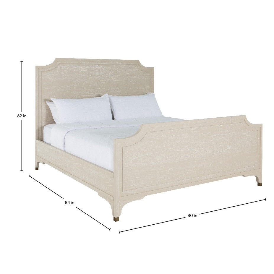 Alexandra Wood Traditional Curved Corners Bed
