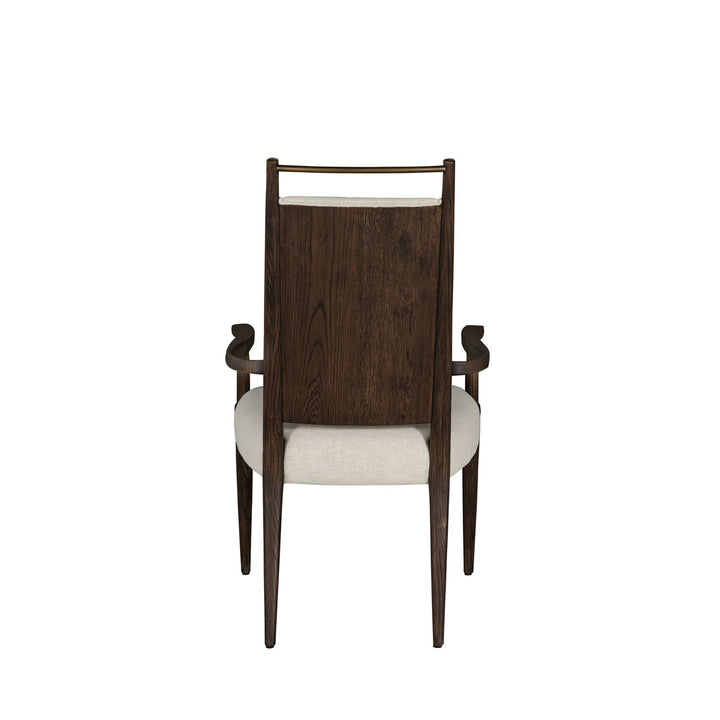Highland Oak High Back Dining Arm Chair - Dusk