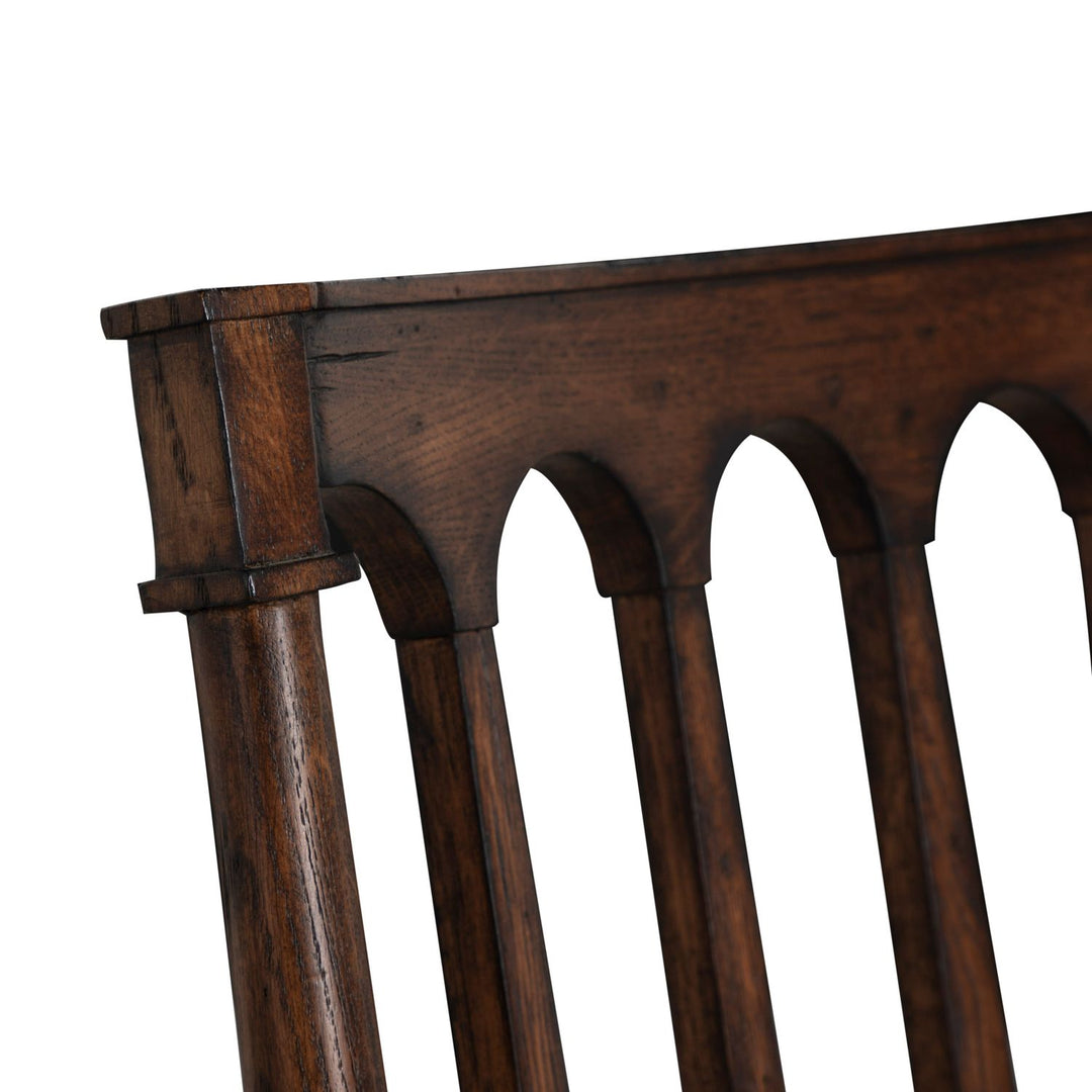 Mathis Wood Sculpted Back Dining Side Chair