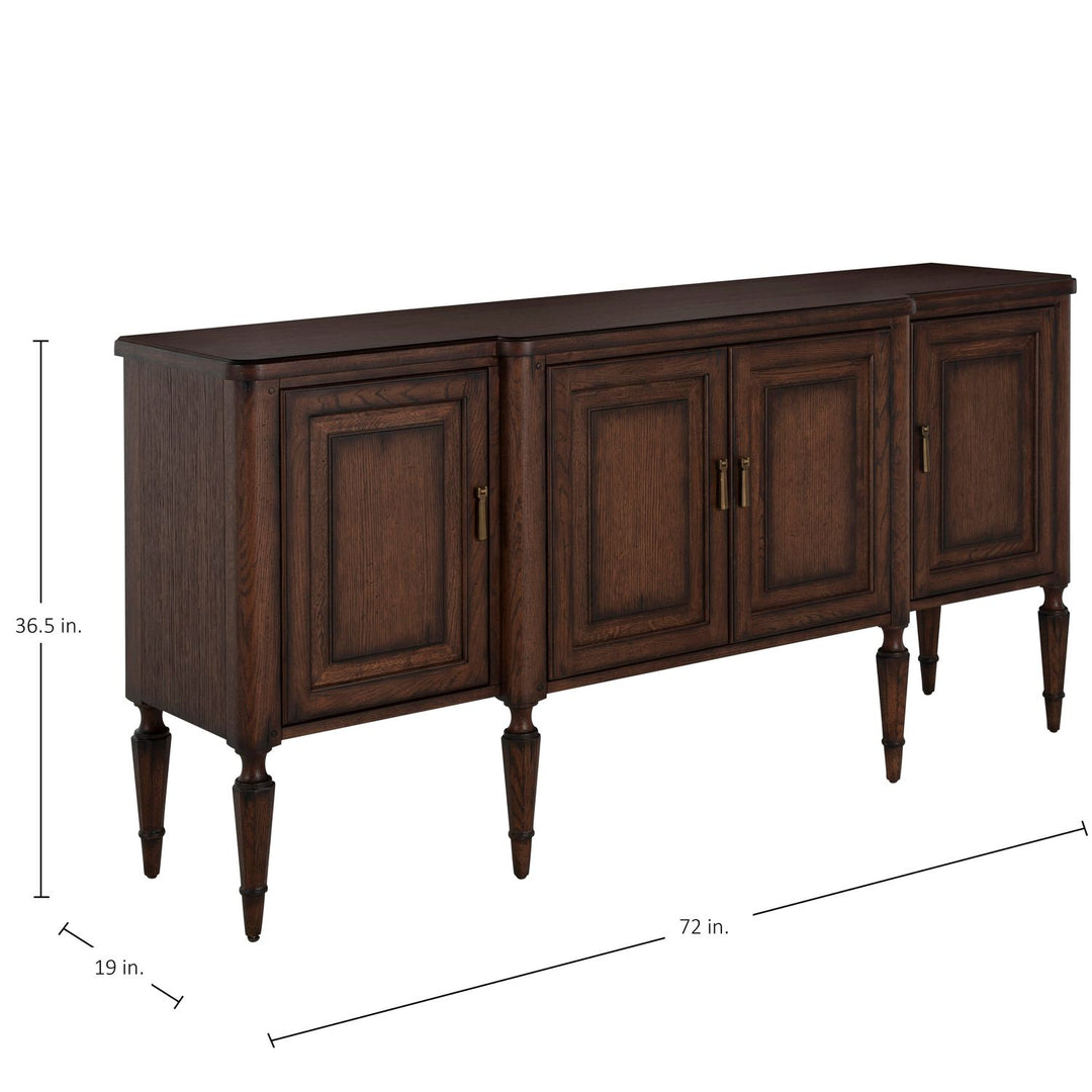 Mathis Wood Sideboard - 3 Shelves