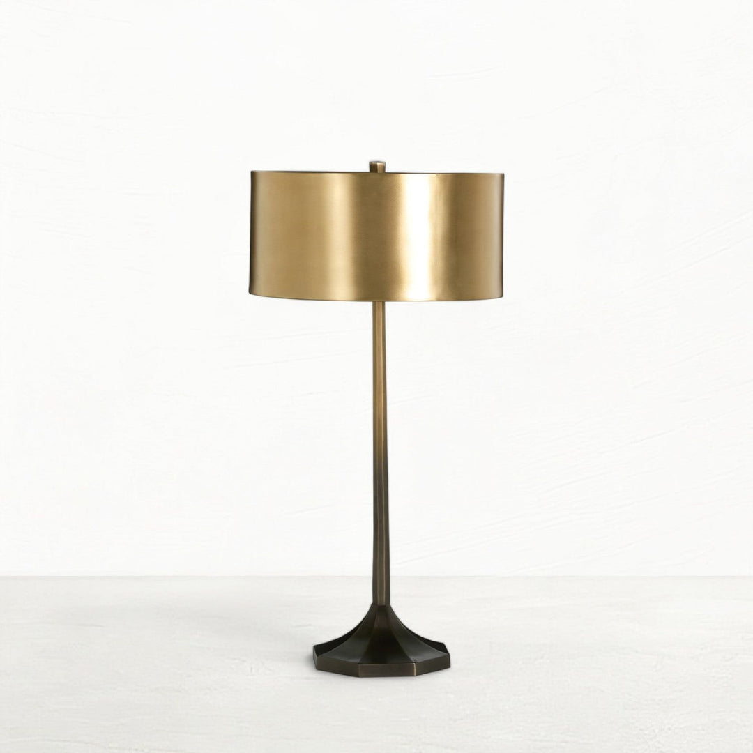 Ombre Faded Bronze Table Lamp - 33 In. H