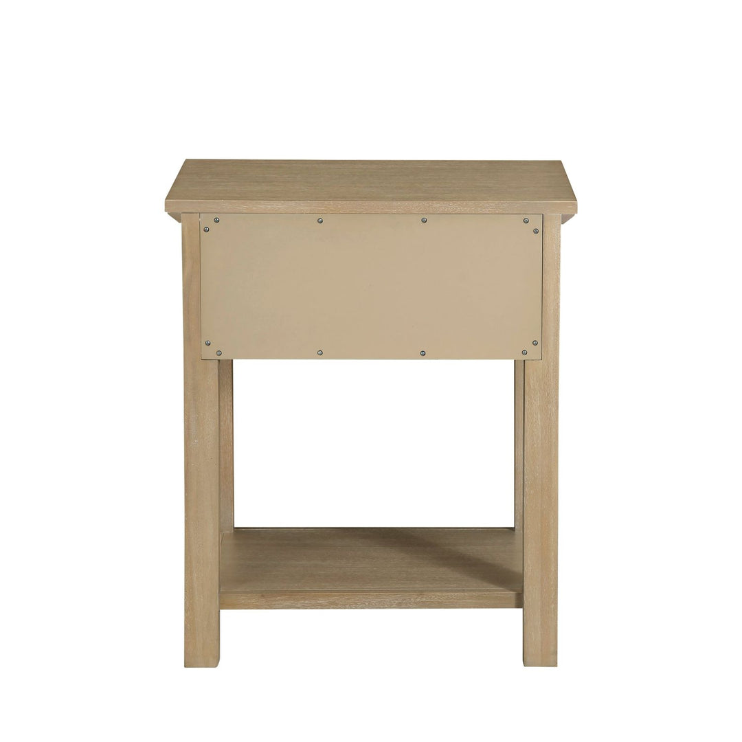 Astwood Mahogany Wood Nightstand - 1 Drawer, Drift
