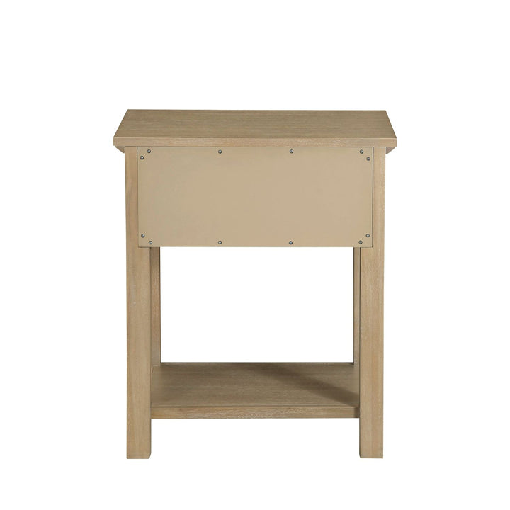 Astwood Mahogany Wood Nightstand - 1 Drawer, Drift