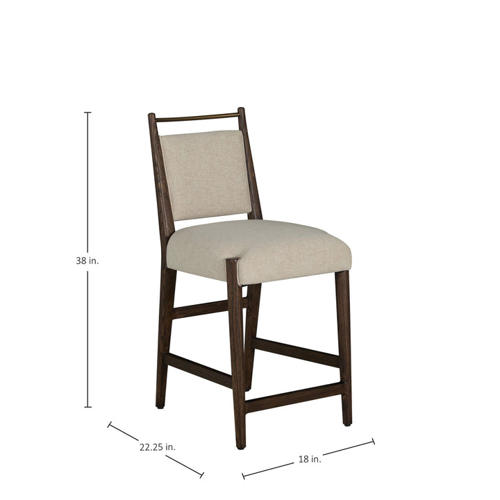 Highland Oak Counter Stool - Dusk