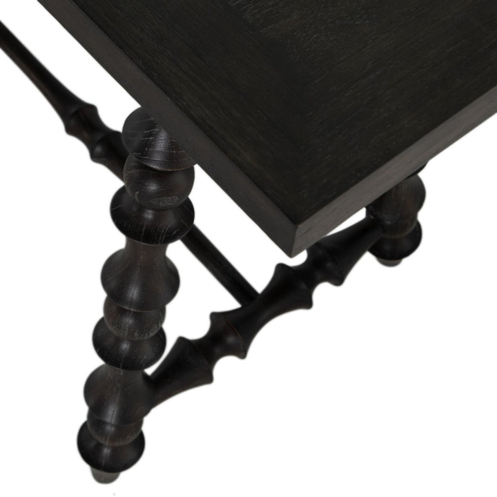 Kirkwood Mindi Veneer Rectangle Trestle Console Table - 70 In. W X 34.25 In. H