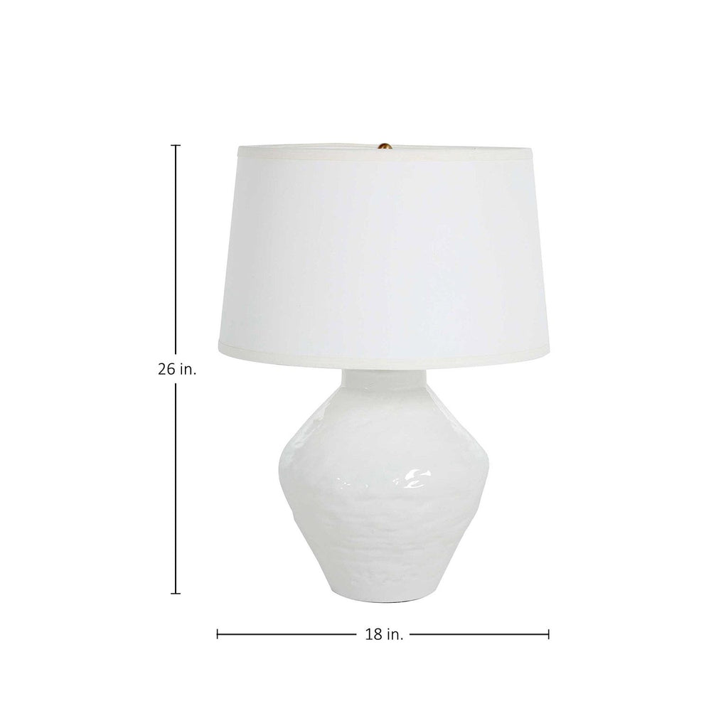 Osborn Stoneware Antique Brass Table Lamp - 26 In. H