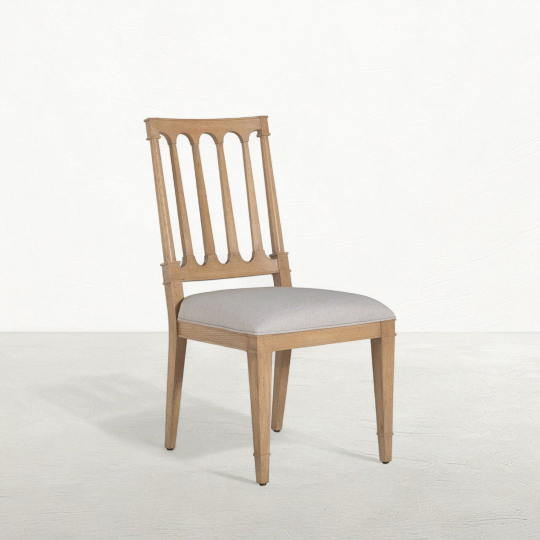 Mathis Wood Sculpted Back Dining Side Chair