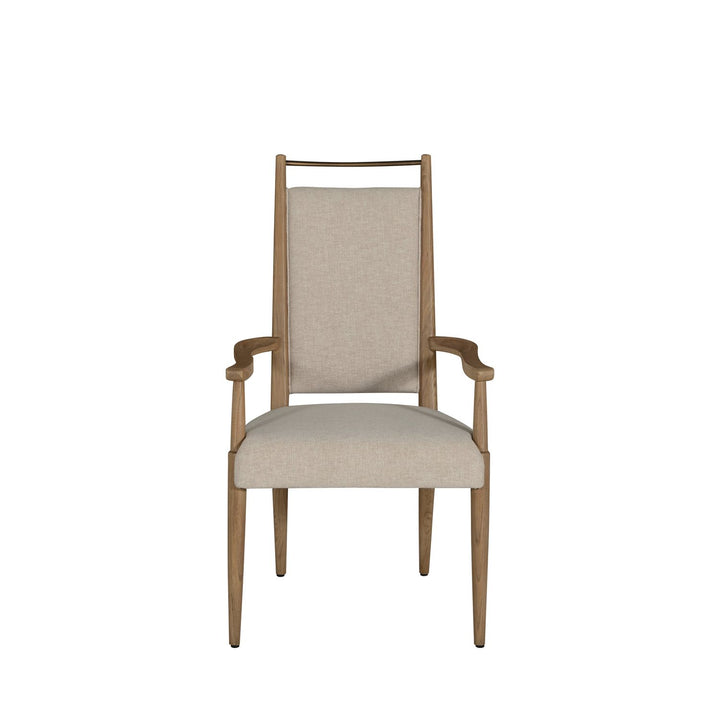 Highland Oak High Back Dining Arm Chair - Dawn