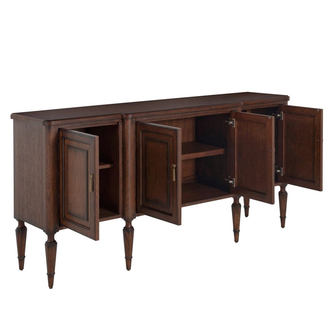 Mathis Wood Sideboard - 3 Shelves