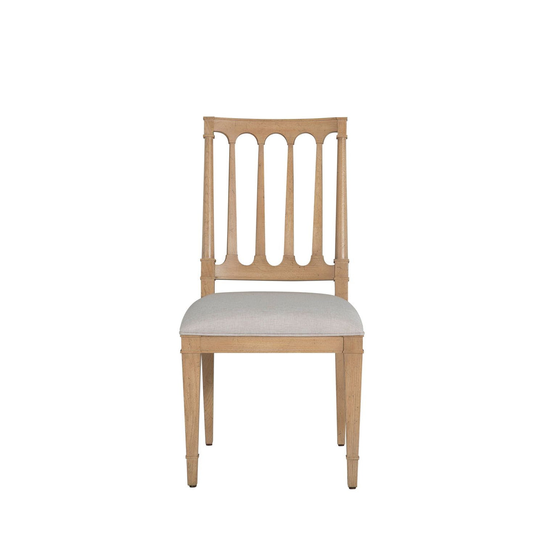 Mathis Wood Sculpted Back Dining Side Chair