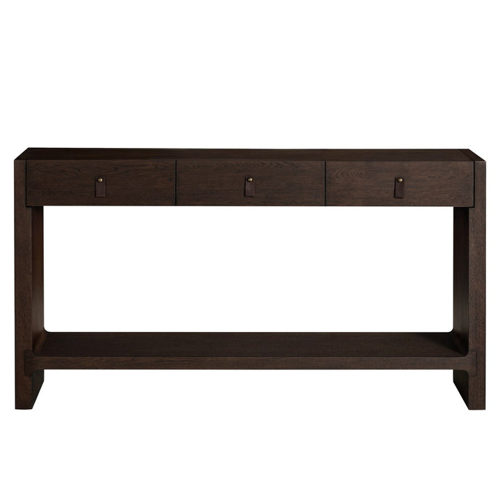 Rook Oak Rectangle Frame Console Table - Dusk, 60.5 In. W X 33.375 In. H