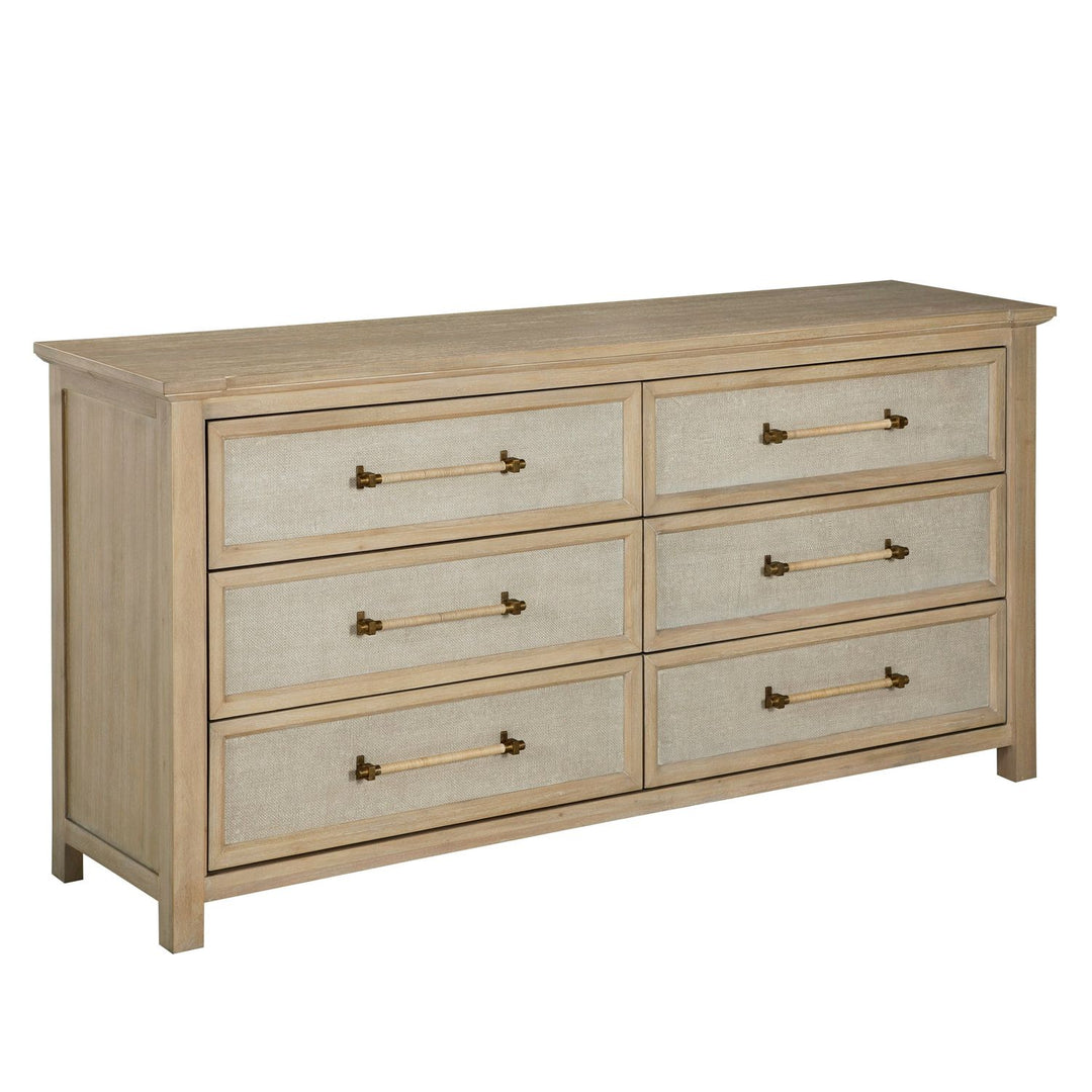 Astwood Mahogany Wood Dresser - 6 Drawers, Drift