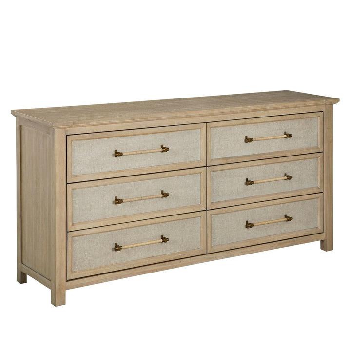 Astwood Mahogany Wood Dresser - 6 Drawers, Drift