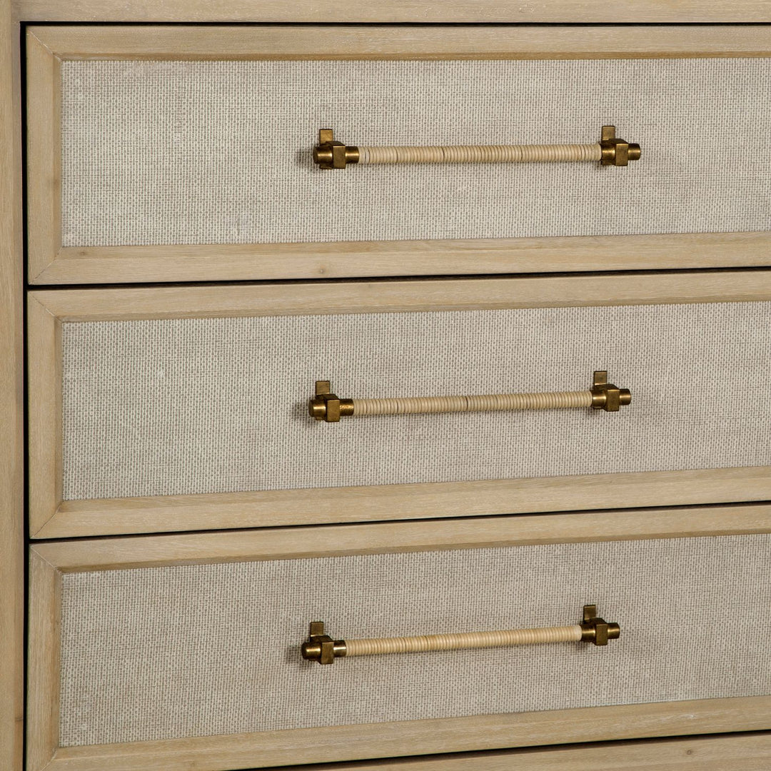 Astwood Mahogany Wood Dresser - 6 Drawers, Drift