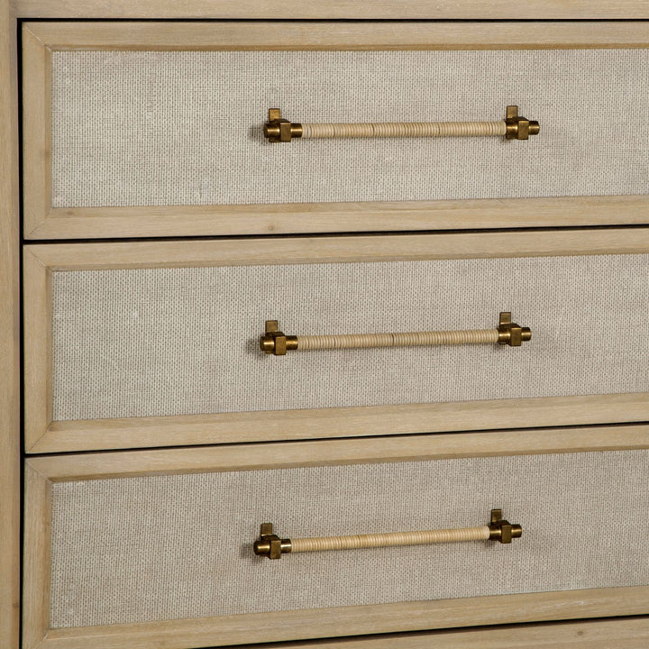 Astwood Mahogany Wood Dresser - 6 Drawers, Drift