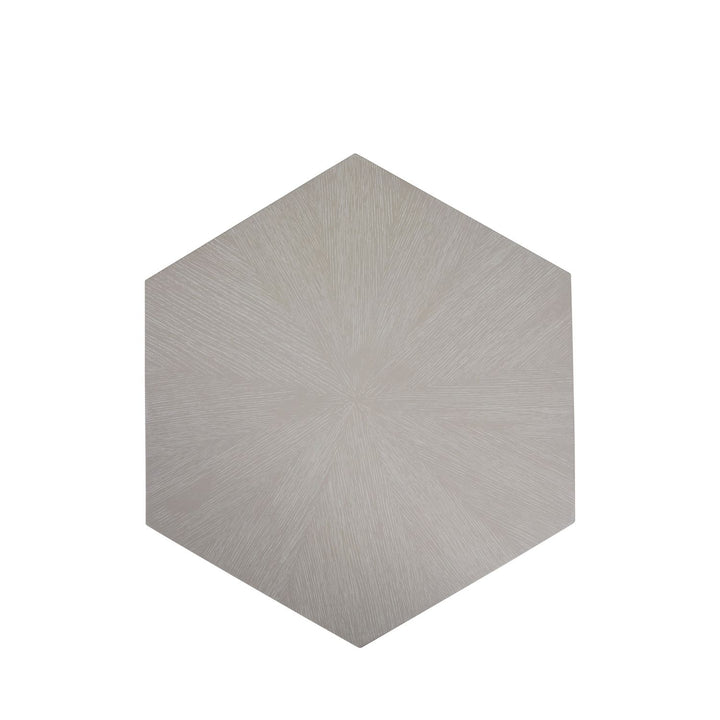 Winslet Iron Hexagon Pedestal Side Table - 26 In. W X 22.75 In. H