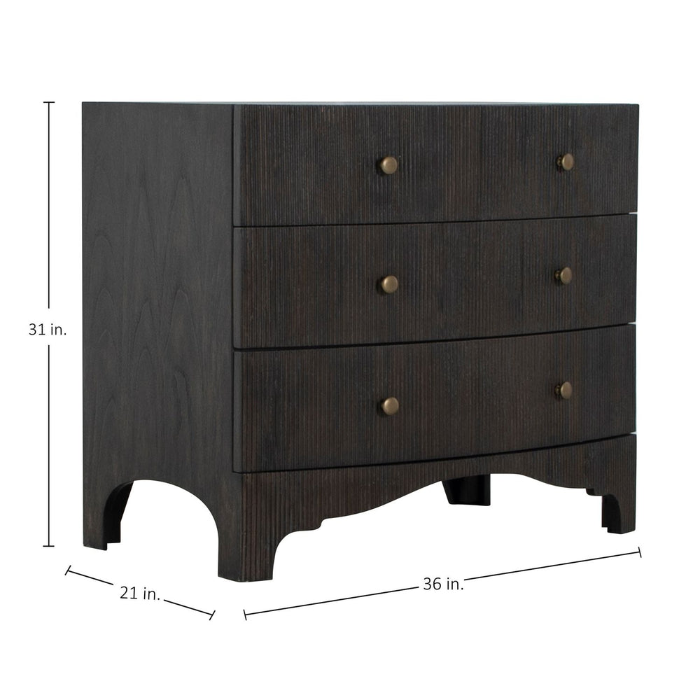 Princeton Mindi Wood Storage Chest - 3 Drawers