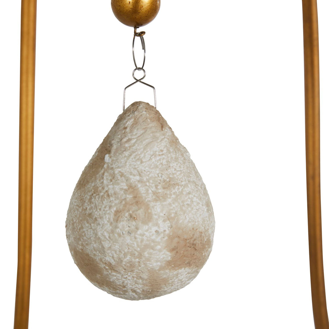 Clay Metal Vintage Gold Chandelier - 41 In. D X 37 In. H