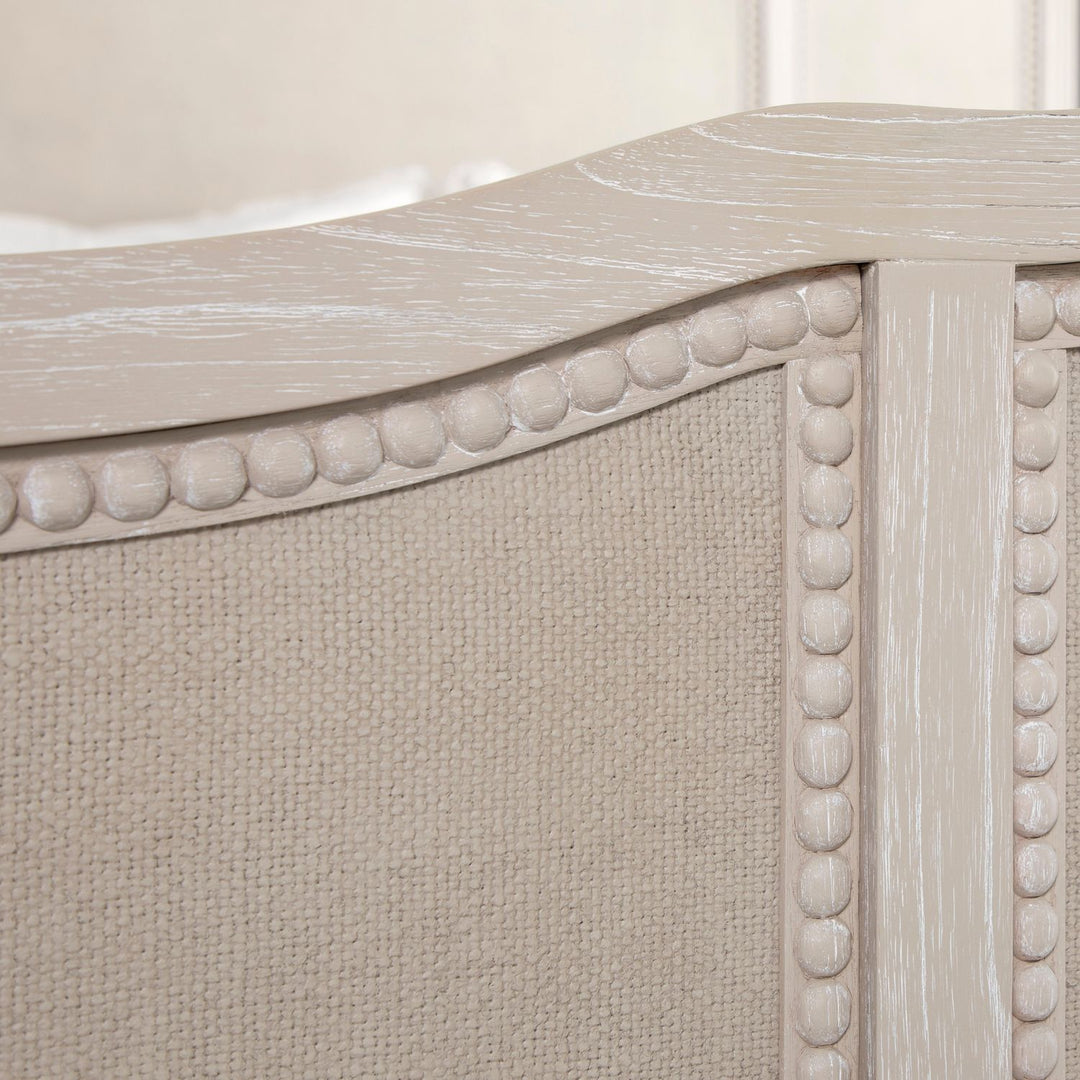 Caroline Wood 18th Century Curved Bed