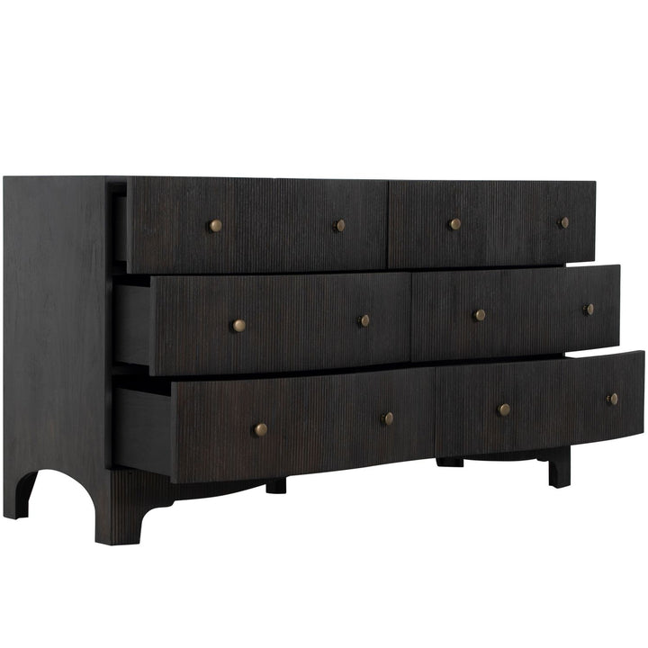 Princeton Mindi Wood Dresser - 6 Drawers