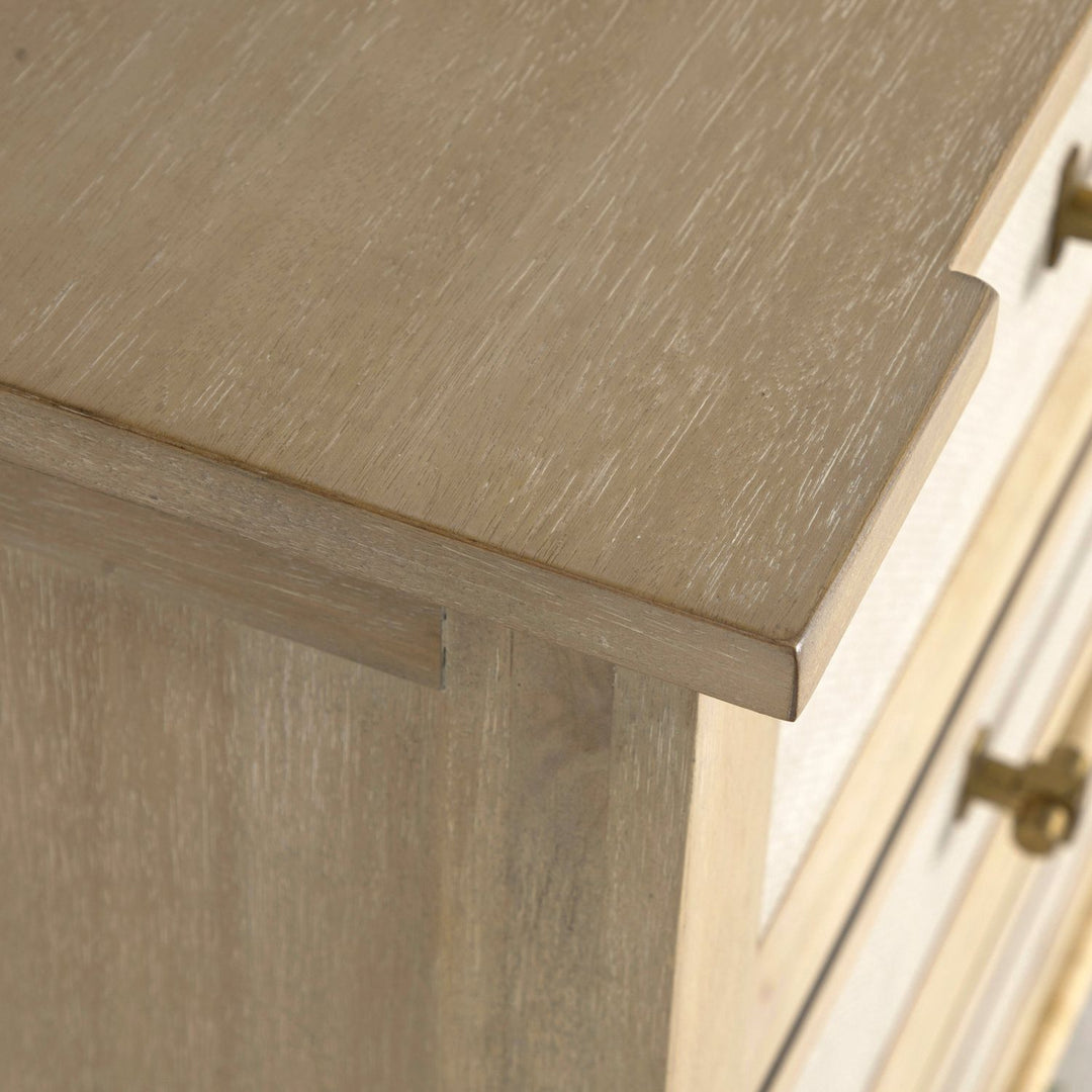 Astwood Mahogany Wood Dresser - 6 Drawers, Drift