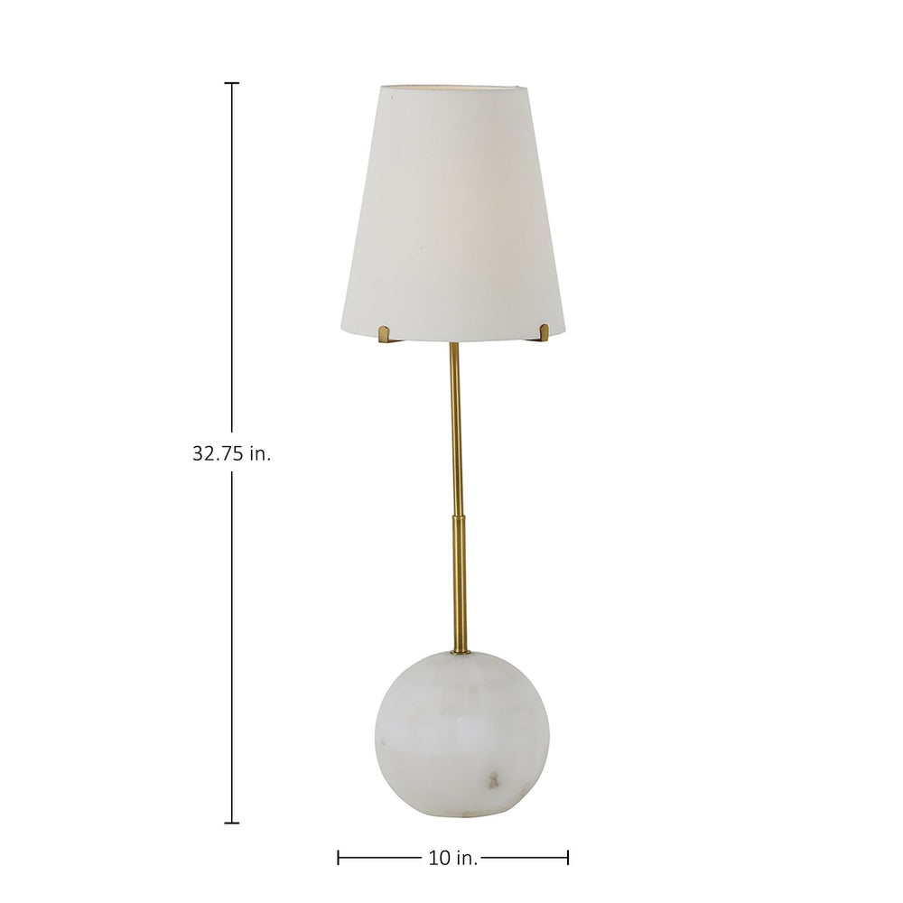 Janie Iron Stained Gold Tapered Cylinder Table Lamp - 32.75 In. H