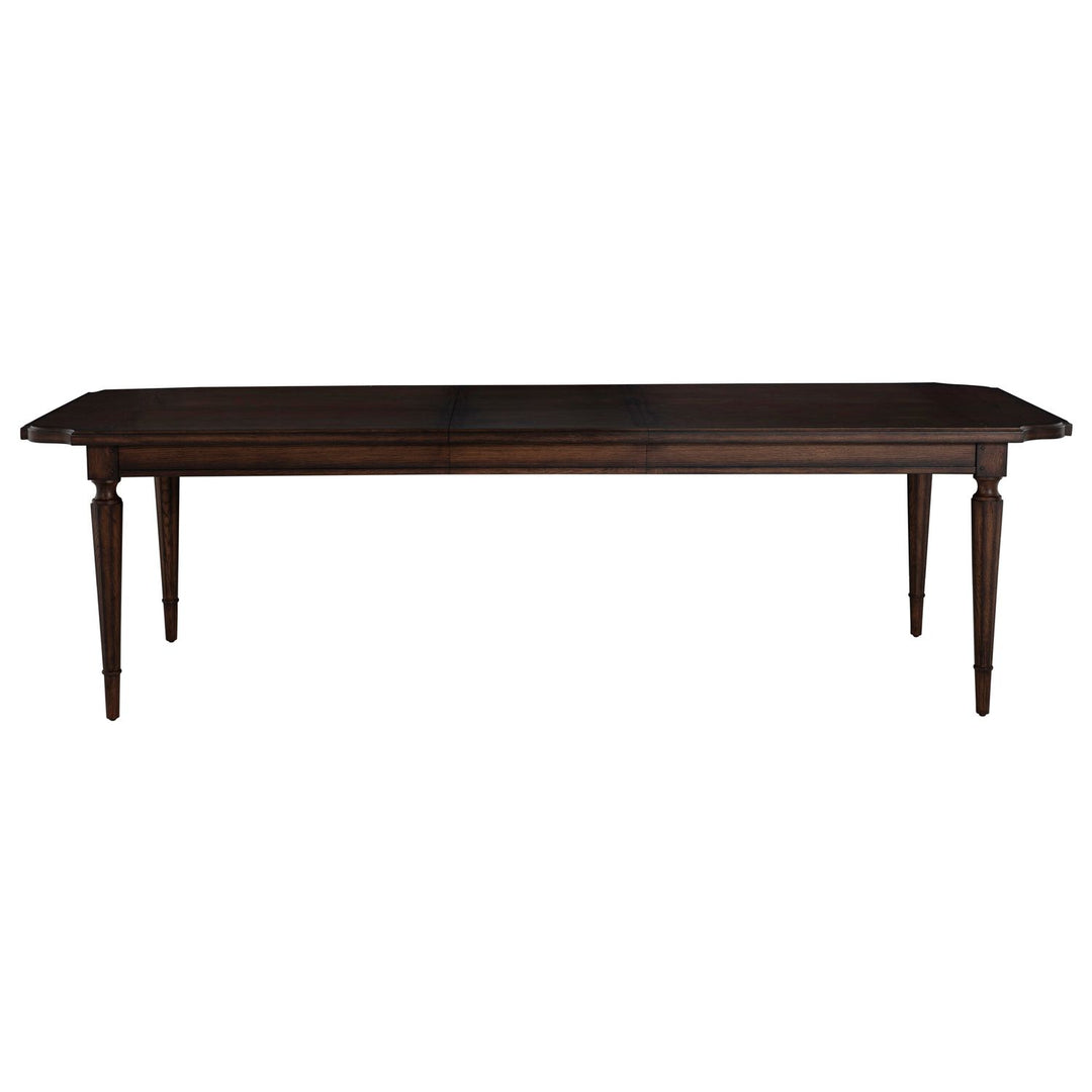 Mathis Oak Rectangle Legged Extension Dining Table - Rustic Antique Oak, 86 In. W X 30.25 In. H