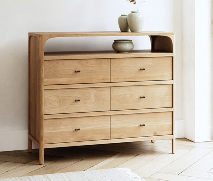 Co.House Cali 6-Drawer Oak Dresser