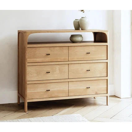 Cali 6-Drawer - Natural Oak