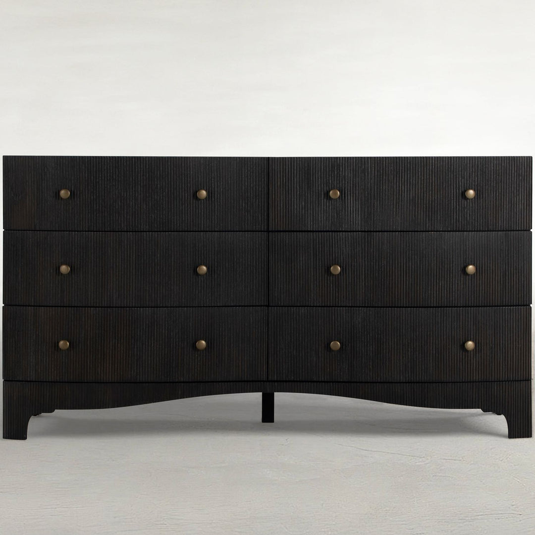 Princeton Mindi Wood Dresser - 6 Drawers