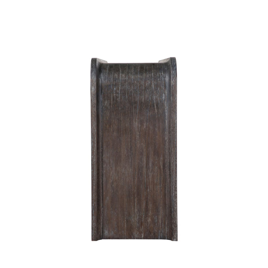 Norman Mindi Wood Rectangle Waterfall Console Table - 61 In. W X 34 In. H