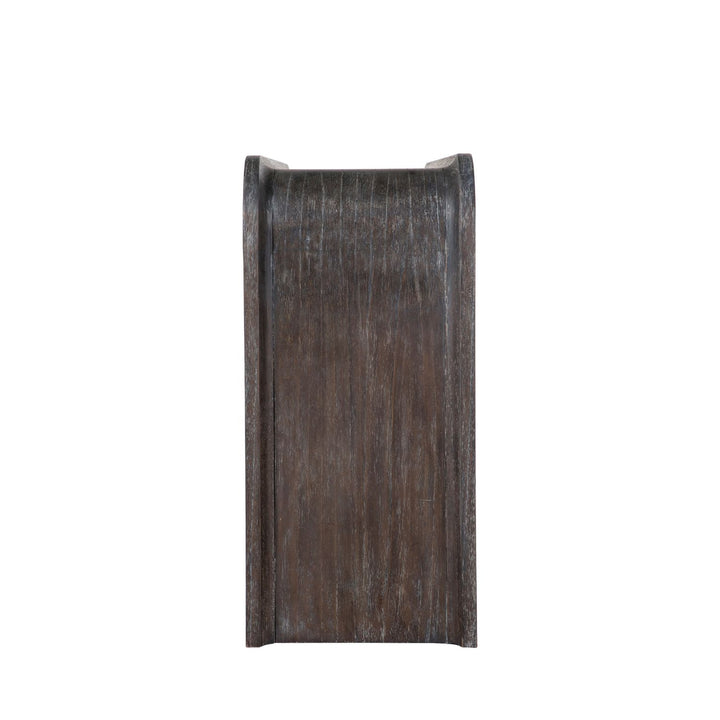 Norman Mindi Wood Rectangle Waterfall Console Table - 61 In. W X 34 In. H