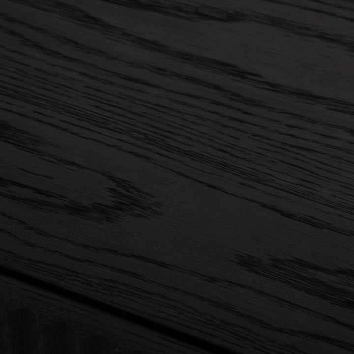 Diego Oak Sideboard - 2 Shelves, Dark Stained