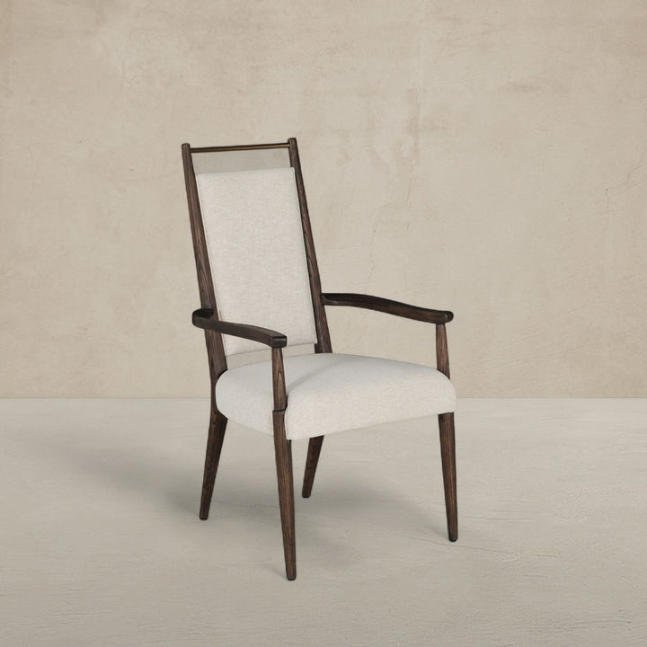 Highland Oak High Back Dining Arm Chair - Dusk