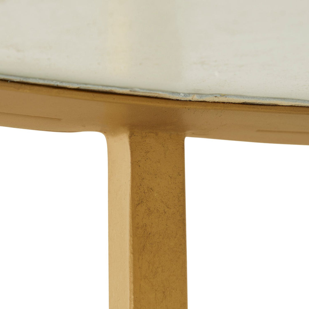 Constance Metal Round Side Table - 29 In. W X 26.625 In. H