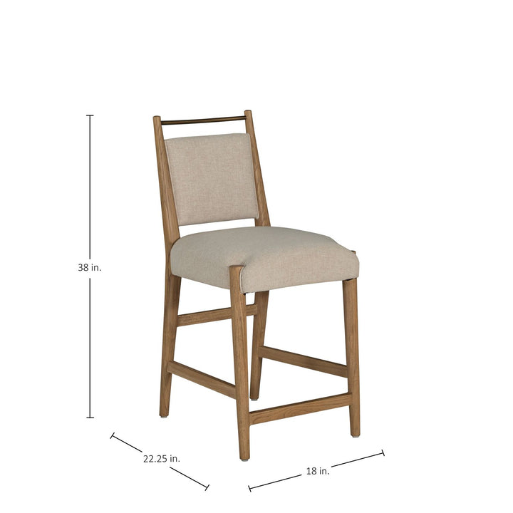 Highland Oak Counter Stool - Dawn