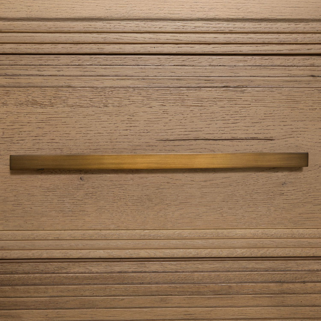 Wren Oak Wood Dresser - 6 Drawers, Dawn