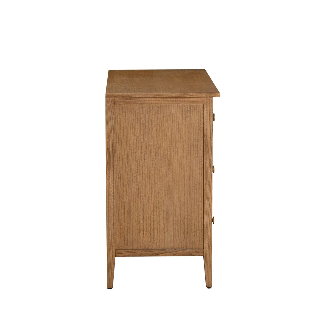 Grand Bermuda Sungkai Wood Chest - 3 Drawers Nightstand