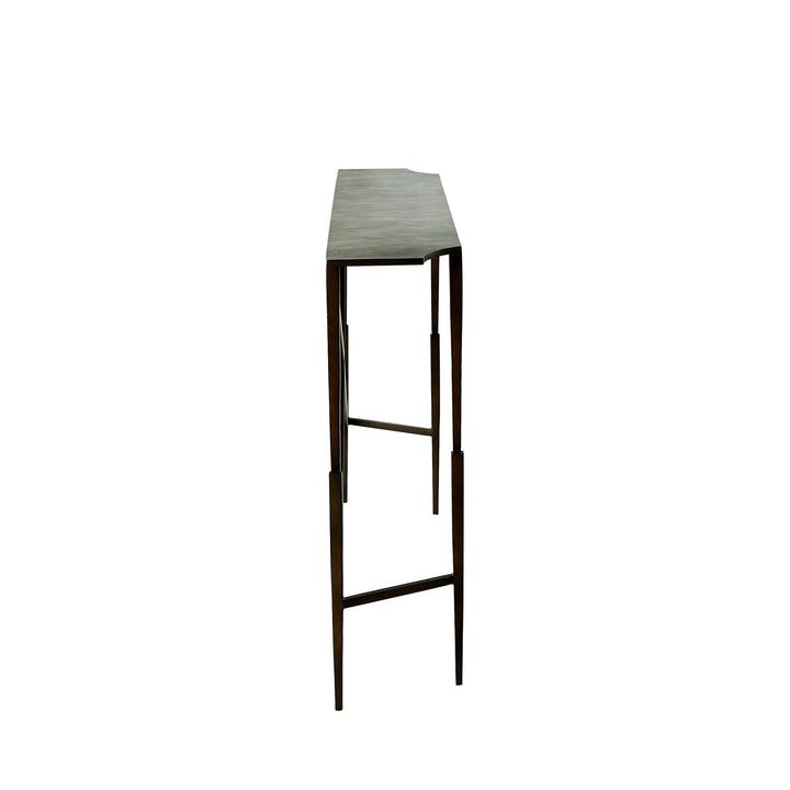 Fennick Iron Unique Minimalist Console Table - 60 In. W X 34 In. H
