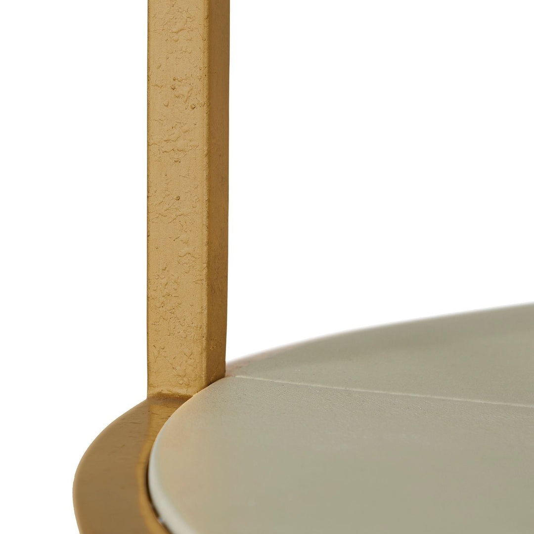 Constance Metal Round Side Table - 29 In. W X 26.625 In. H