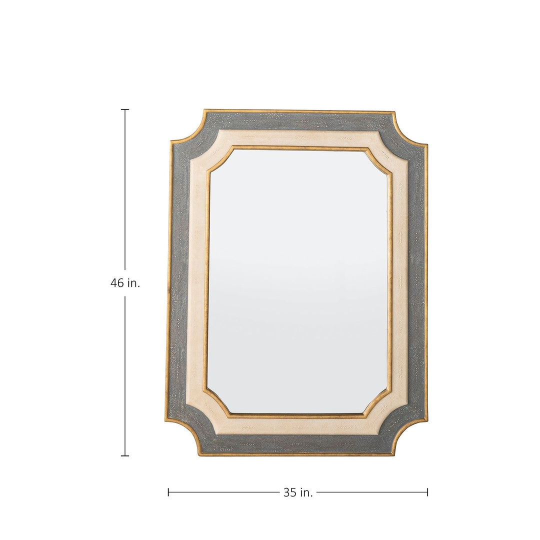 Yardley Rectangle Dresser Mirror - Antique Gold, 46 In. H X 35 In. W X 1.5 In. D