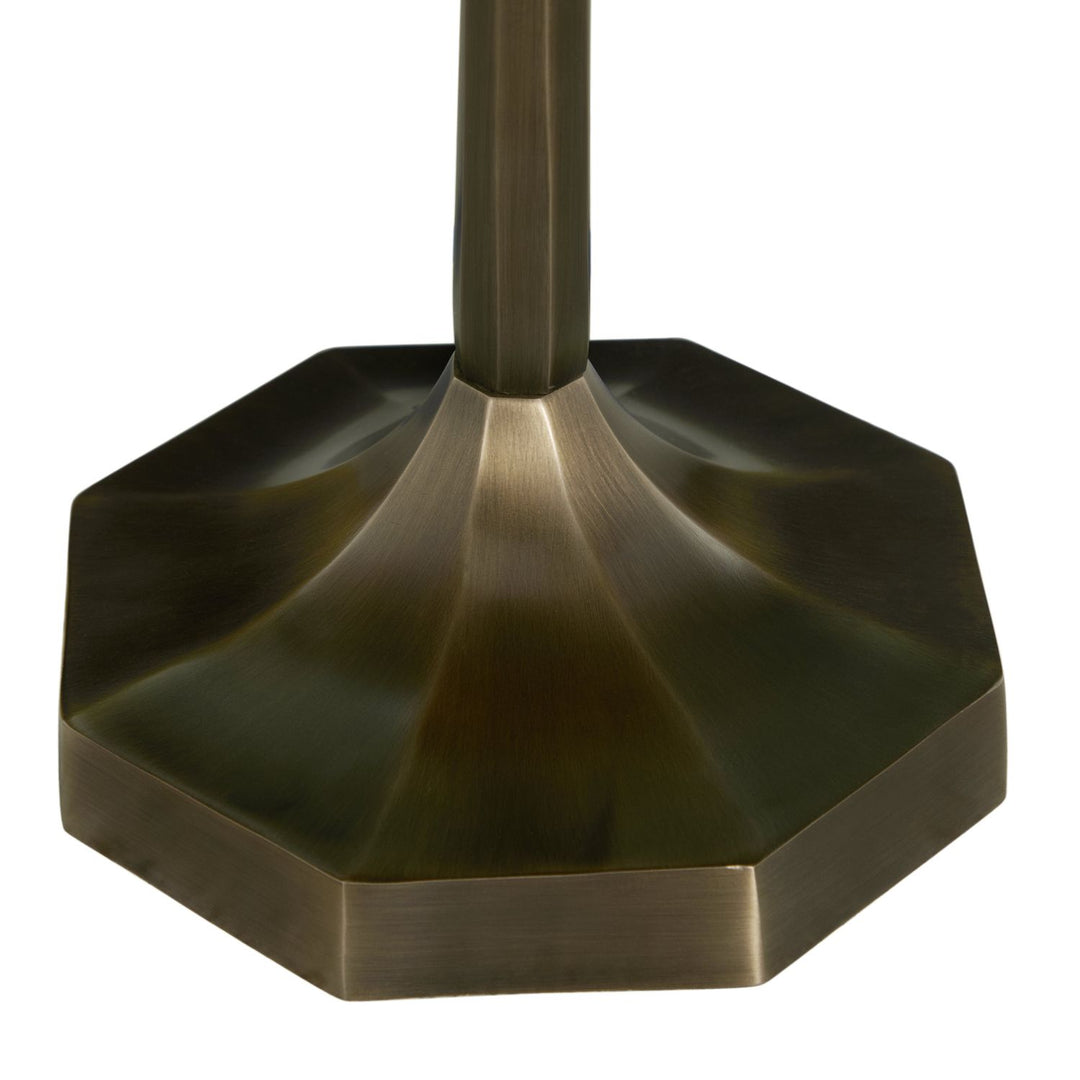 Ombre Metal Circle Pedestal Drink Table - 9.25 In. W X 22.5 In. H